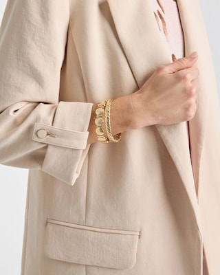 Boyfriend Crepe Blazer click to view larger image.