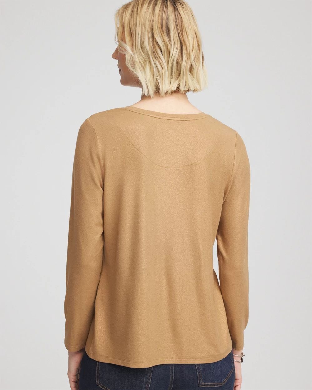 Touch of Cool™ Foil Long Sleeve Layering Tee