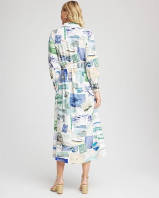 Port Call Maxi Shirtdress click to view larger image.