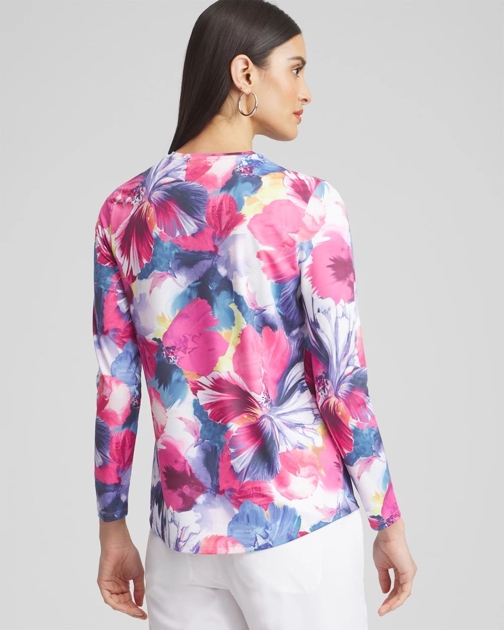 Zenergy® UPF Knit Floral Tee