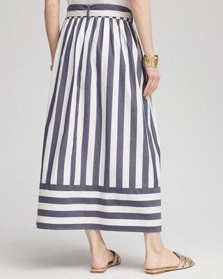 Midi Striped Skirt click to view larger image.