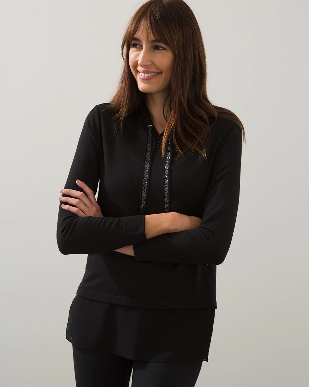 Zenergy French Terry Mix Tunic