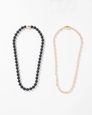 MagneticMix Black Necklace