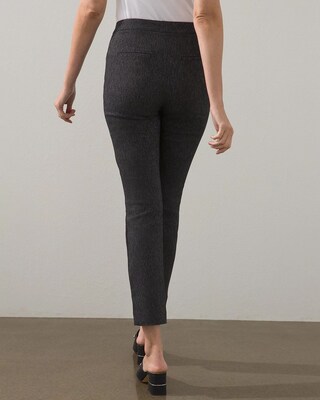 Superior Stretch Textured Ankle Pants