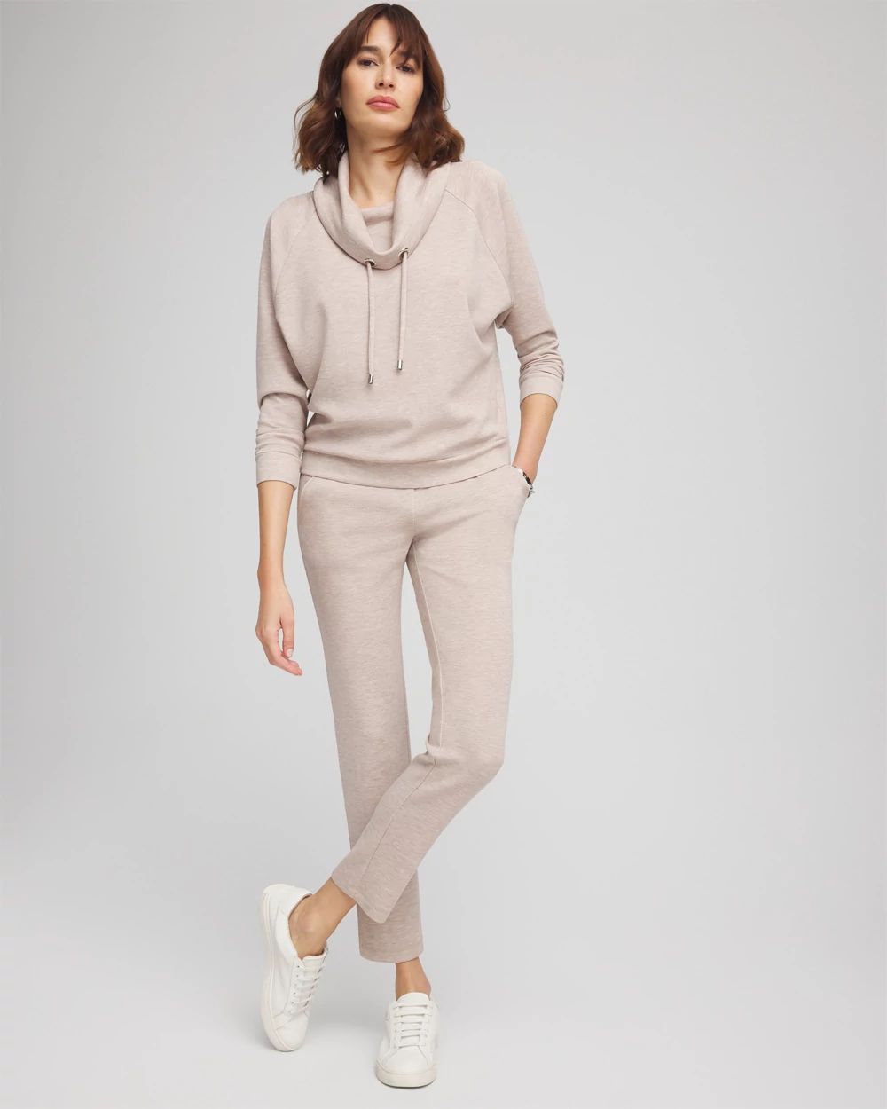 Zenergy® Heathered Scuba Ankle Pants