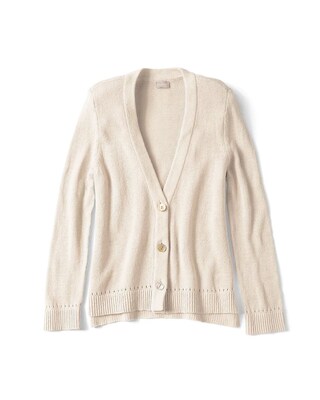 Button-Front Cardigan