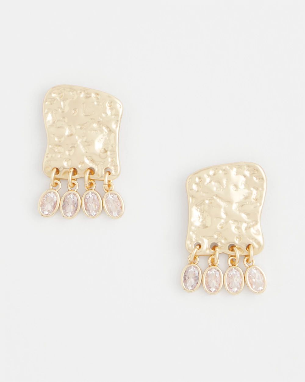 No Droop® Molten Cubic Zirconia Earrings
