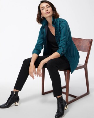 No Iron Stretch Imperial Stripe Shirt