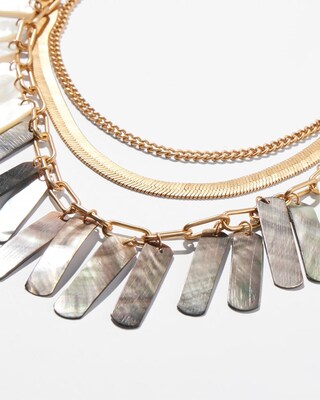 Shell Multistrand Necklace
