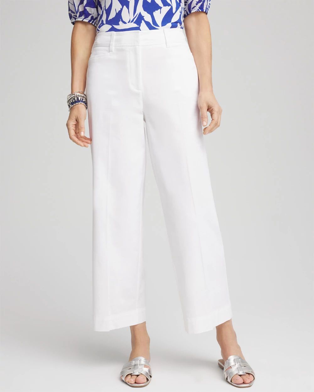 Lightweight Relaxed Straight Cropped Pants