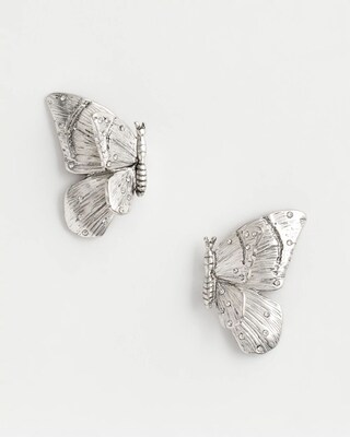 Butterfly Wing Stud Earrings