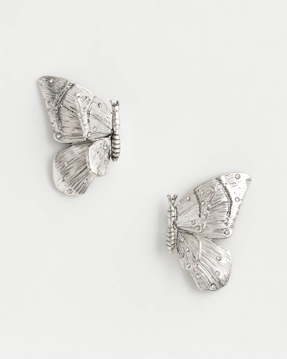 Butterfly Wing Stud Earrings