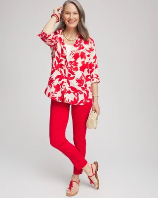 Brigitte™ Pull-On Slim Ankle Pants click to view larger image.