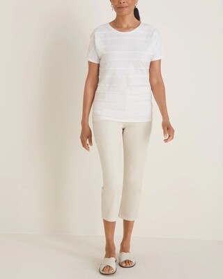 Sateen Slim Crops- 24 Inch Inseam