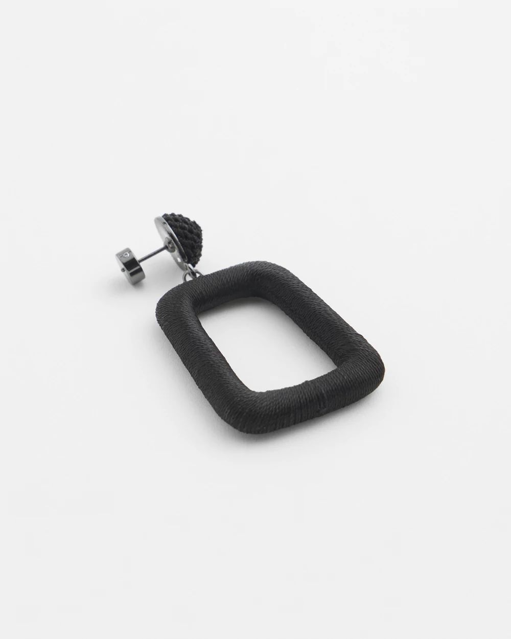 No Droop™ Black Square Hoops