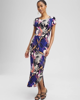 Petite Travelers™ Classic Floral Maxi Dress