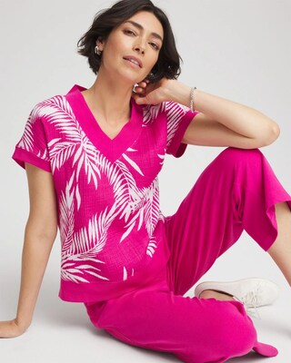 Zenergy® Tropical Gauze Top click to view larger image.
