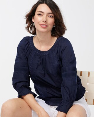 Smocked Hem Top