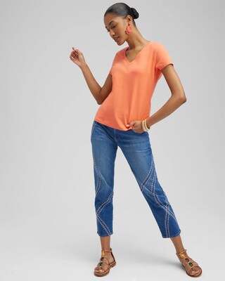 V-neck Perfect Tee click to view larger image.