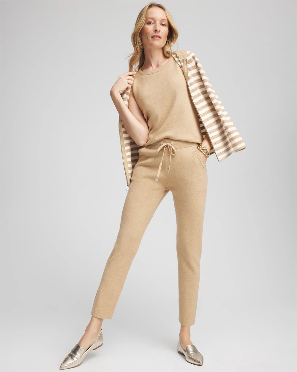 Zenergy® Luxe Cashmere Blend Ankle Pants click to view larger image.