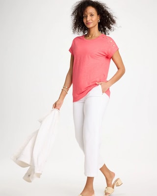 Linen Button Tunic click to view larger image.