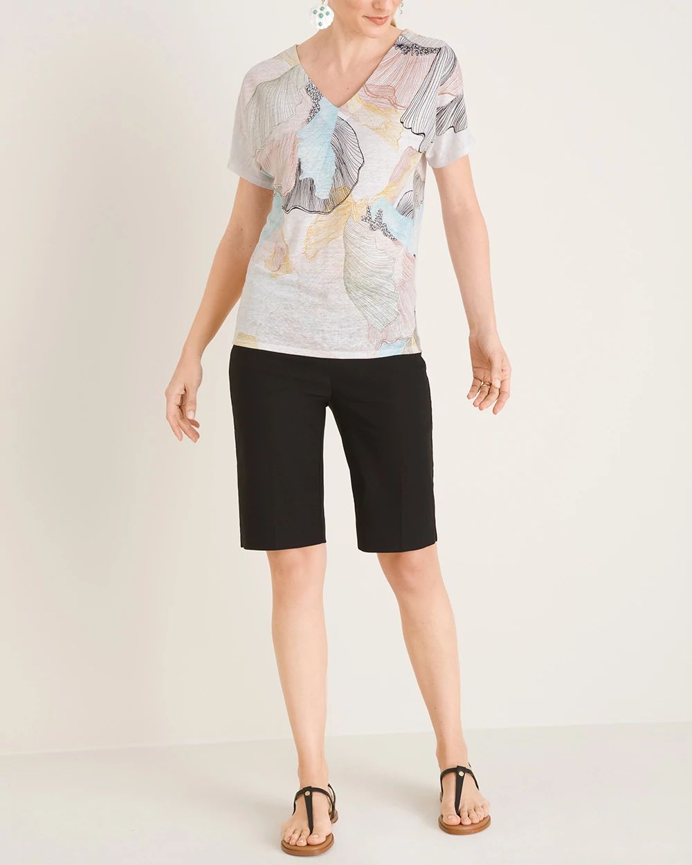 So Slimming Brigitte Slim Shorts - 10 Inch Inseam