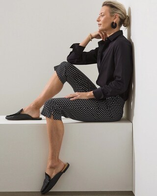 Brigitte Ikat Dot Capris