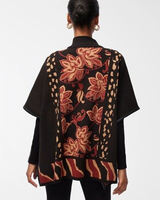 Zip Front Sweater Ruana