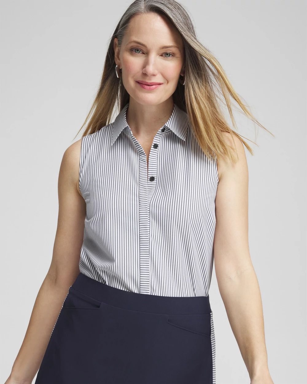 Zenergy® Neema UPF Mixed Stripe Tank