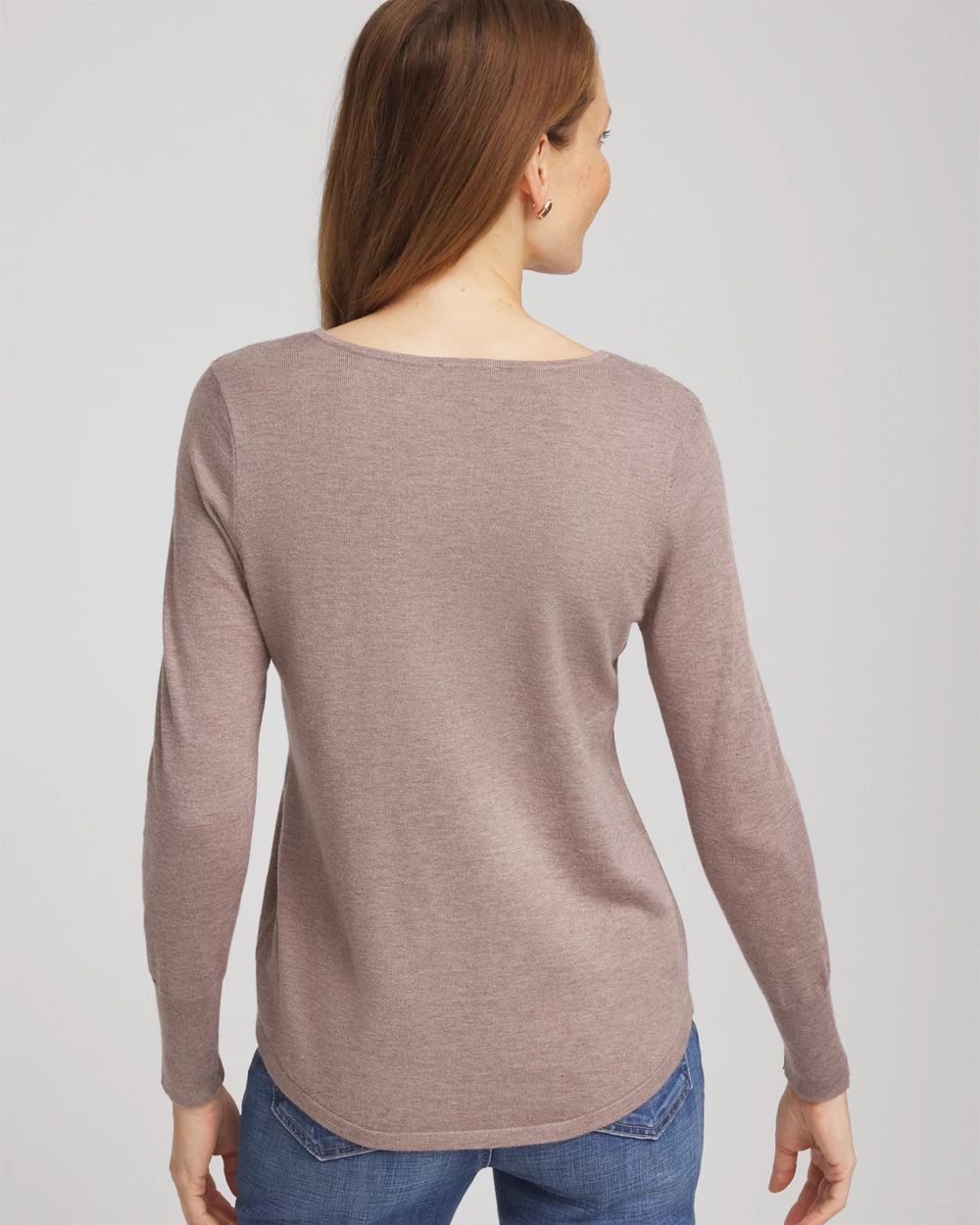 Ella Embellished V-Neck Sweater