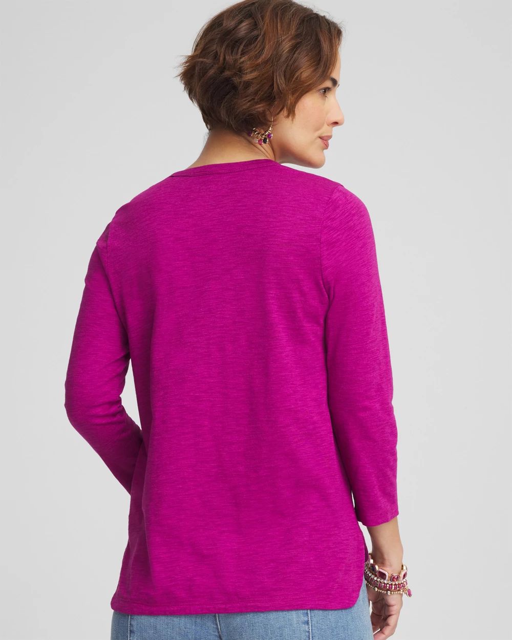 Slub 3/4-Sleeve Tee