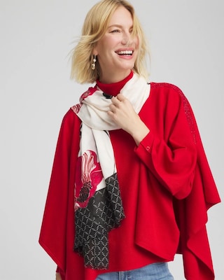 Vinstra Vine Oblong Scarf click to view larger image.