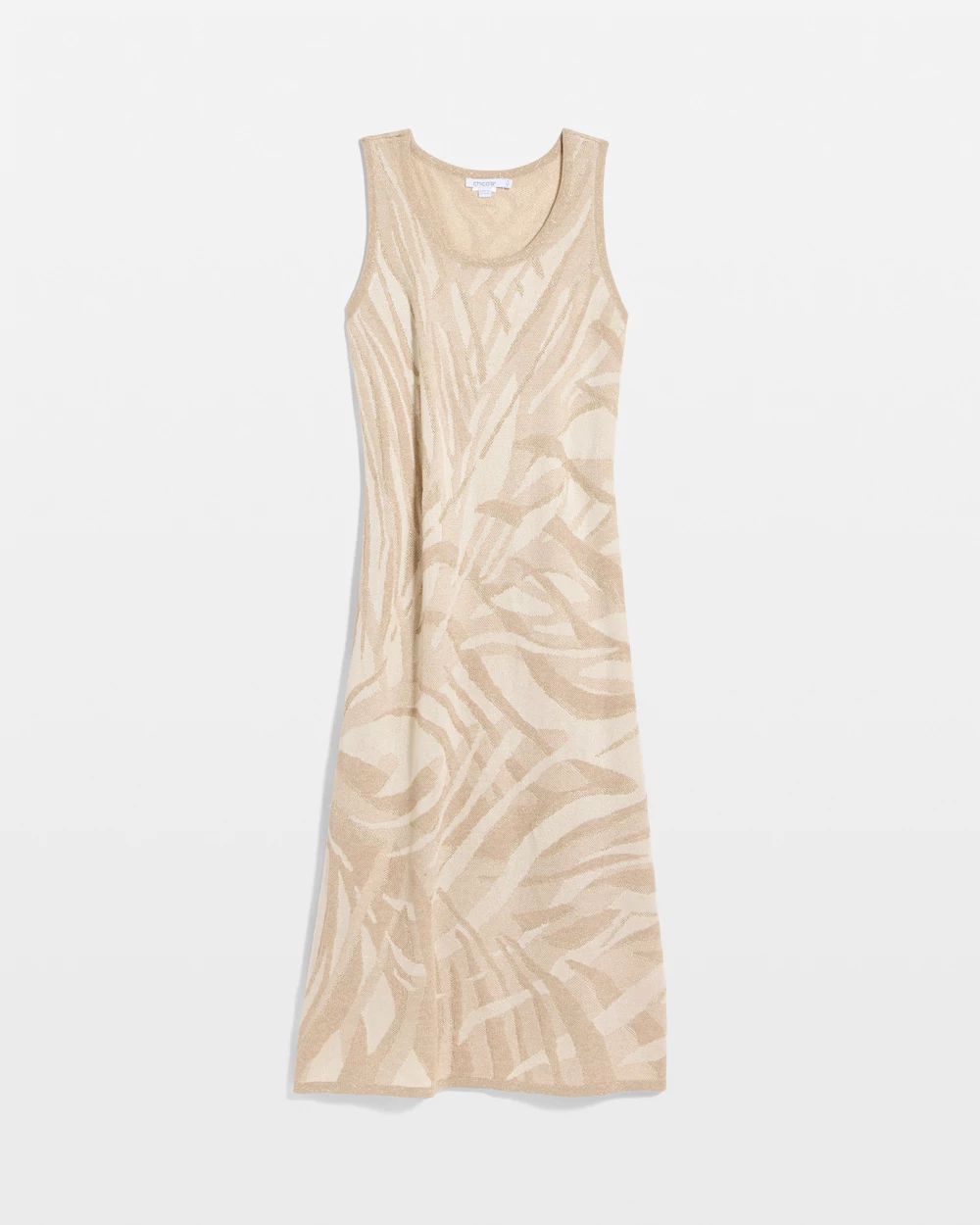 Knit Printed Sweater Dress