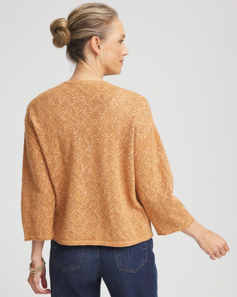 Tweed Cropped Sweater