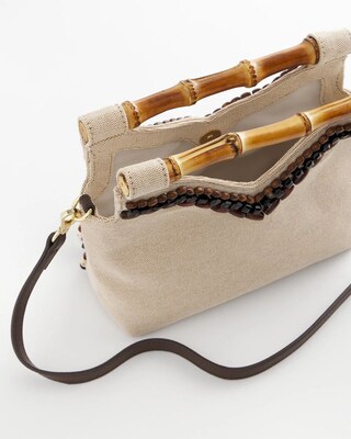 Beaded Bamboo Handbag click to view larger image.