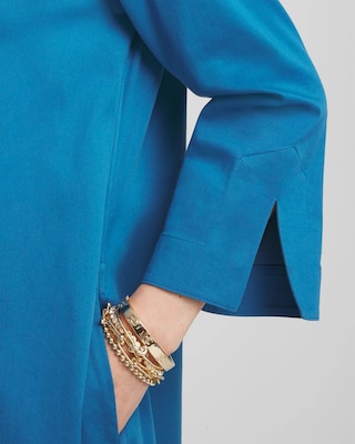 No Iron™ Shirt Dress click to view larger image.