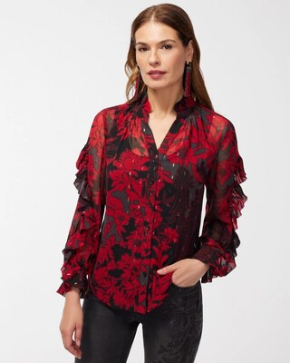Ruffle Detail Shirt