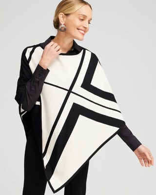 Reversible Triangle Sweater Poncho