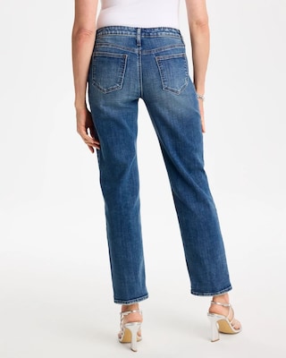 Girlfriend Straight Ankle Jeans click to view larger image.