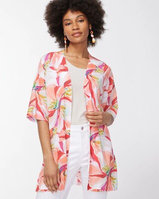 Summer Romance Floral Midi Cardigan