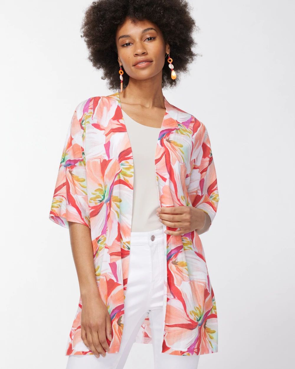 Summer Romance Floral Midi Cardigan