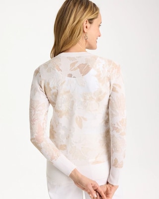 Burnout Button-Front Cardigan click to view larger image.