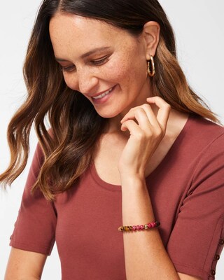 Pink Stretch Bracelet
