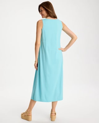 Petite Ponte Seamed Maxi Dress click to view larger image.