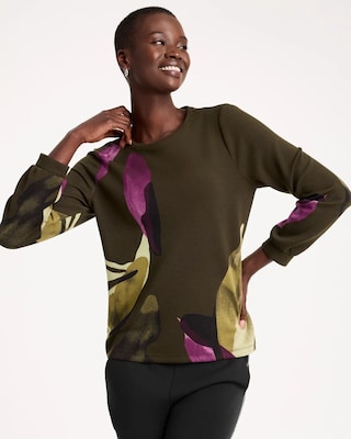 Zenergy® Soft Printed Long-Sleeve Top