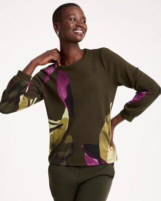 Zenergy® Soft Printed Long-Sleeve Top