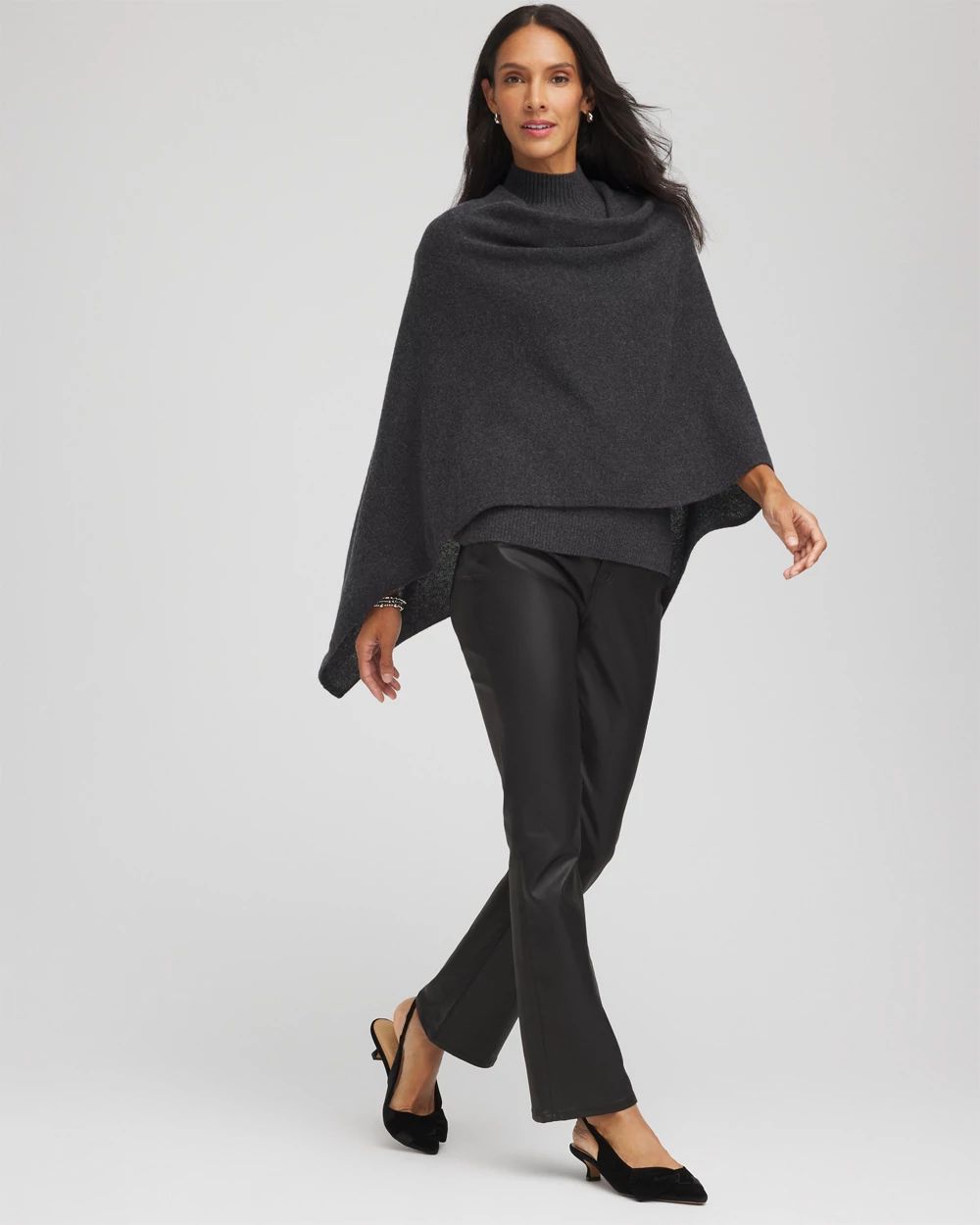 Cashmere Poncho click to view larger image.