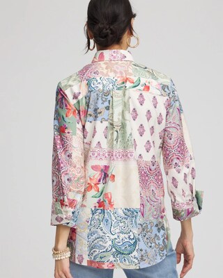 No Iron™ Floral Paisley Shirt click to view larger image.