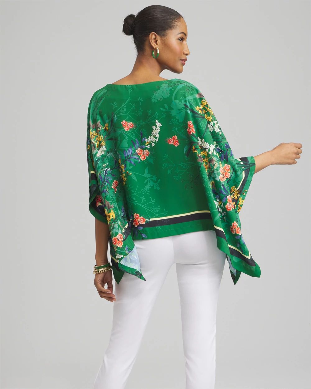 Floral Poncho
