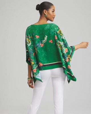 Floral Poncho